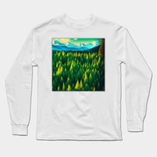 Trees Beautiful Forest Long Sleeve T-Shirt